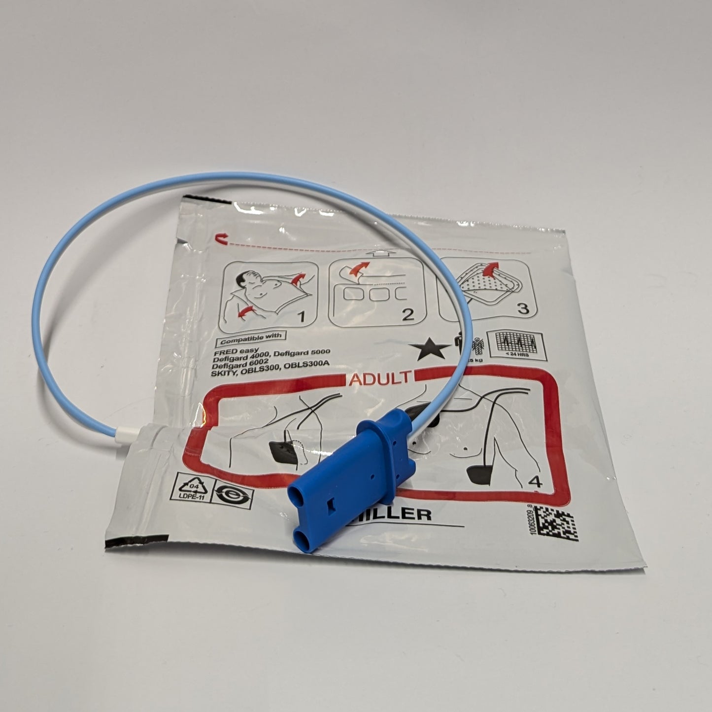 Defi-Elektroden für Fred Easy vorkonnektiert (1Paar)