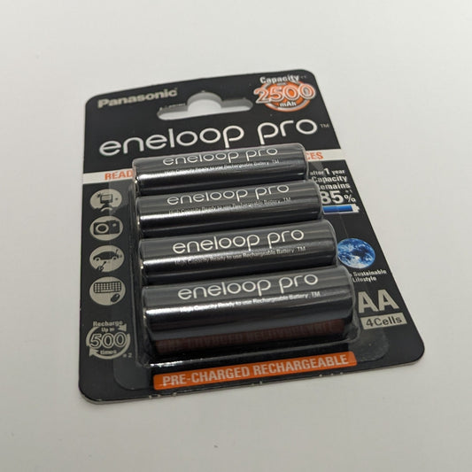 Panasonic Eneloop AA Pro Akkus 4er Pack für BR-102+