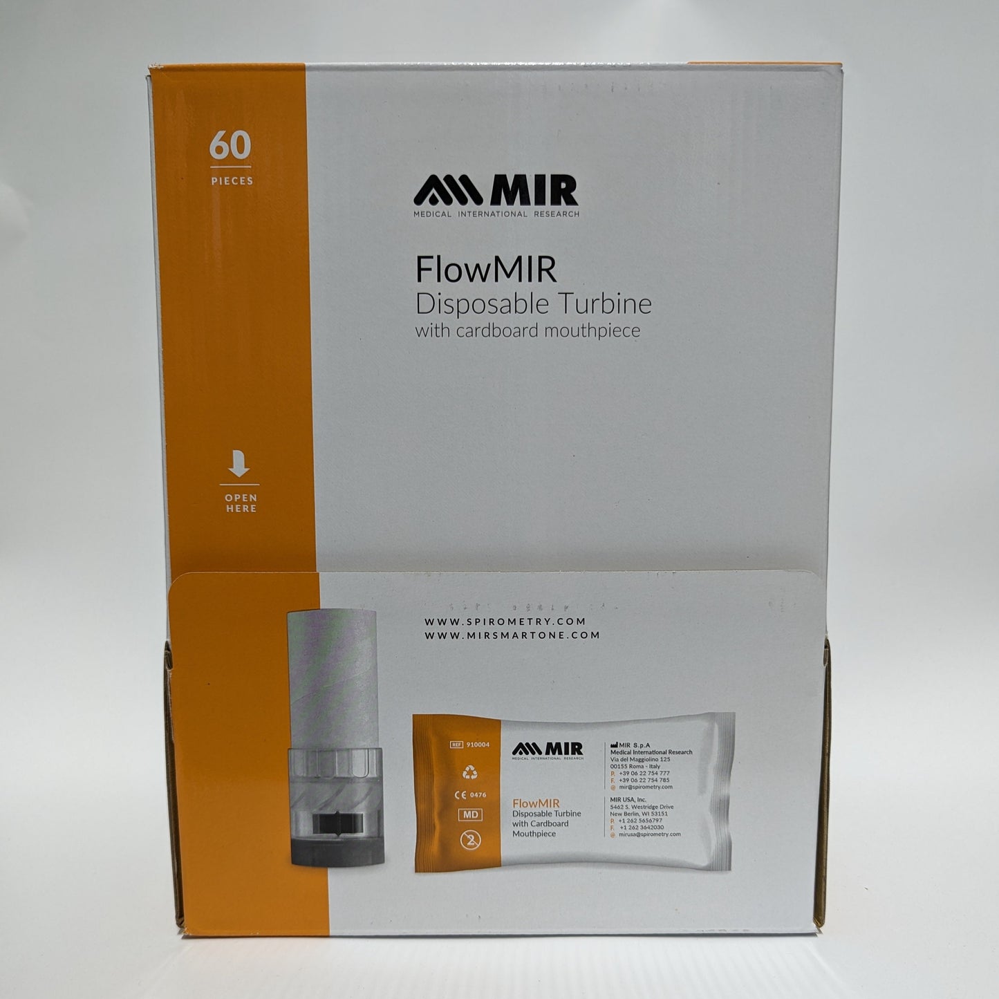FlowMIR Mundstücke für Spirobank II Advanced 60 Stk.