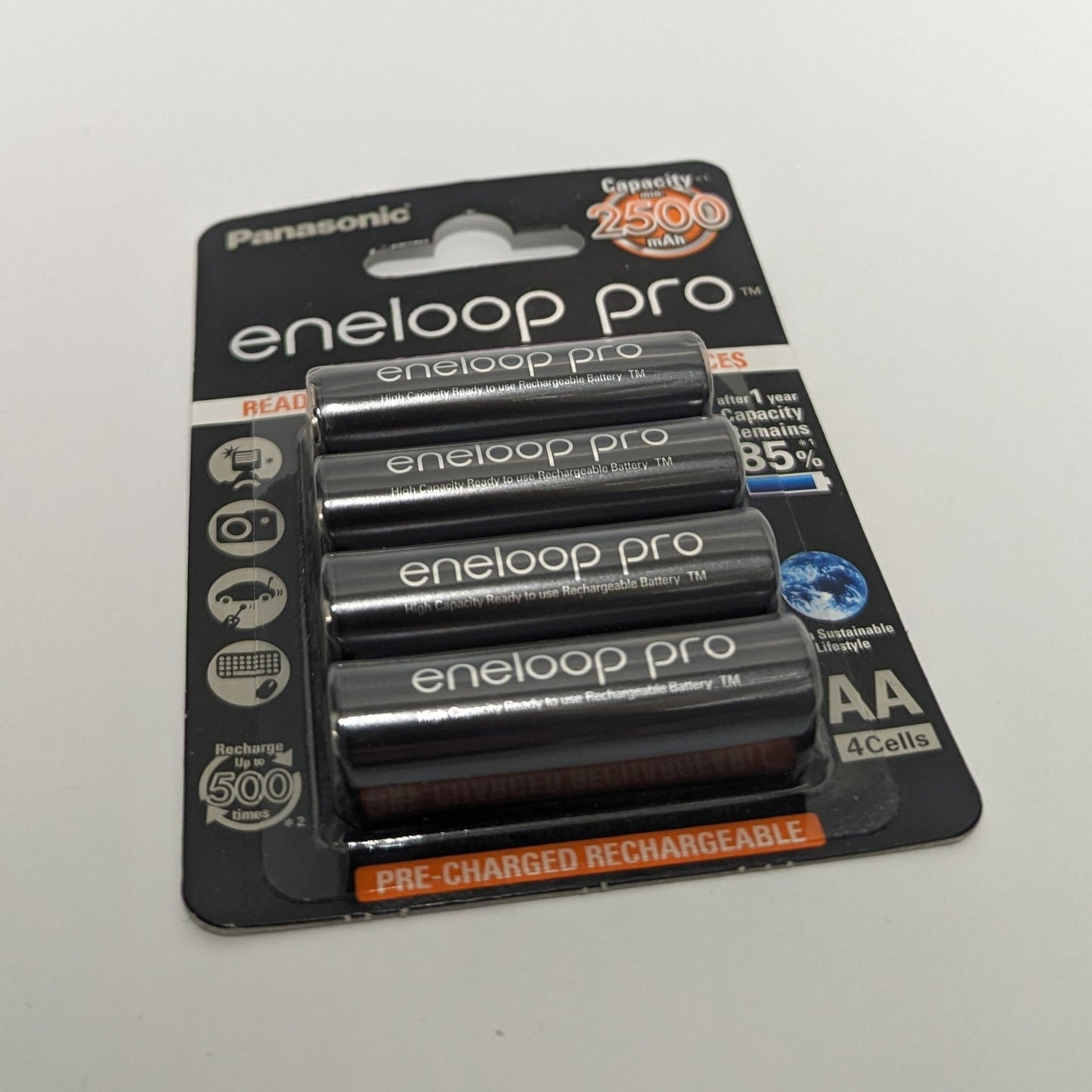 Panasonic Eneloop AA Pro Akkus 4er Pack für BR-102+